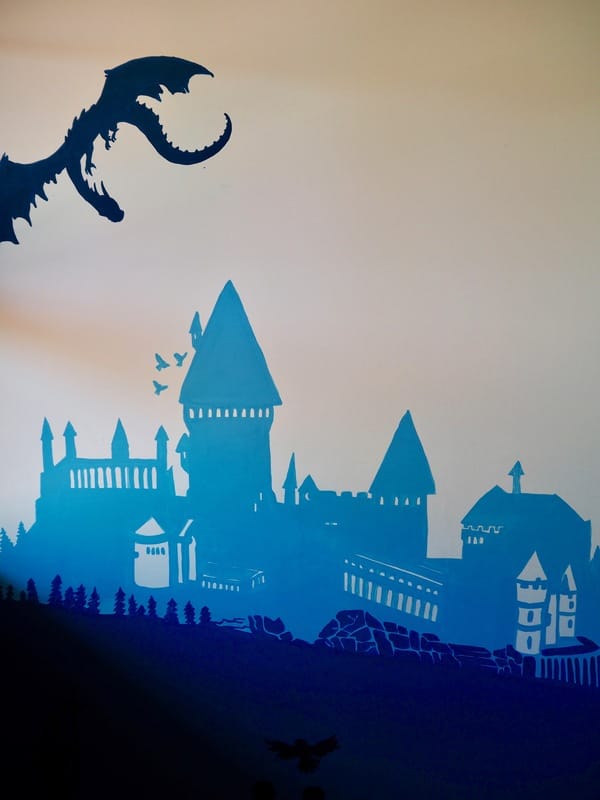 Featured image of post Hogwarts Silhouette Mural : Hogwarts silhouette aus der kategorie gebäude und architektur.